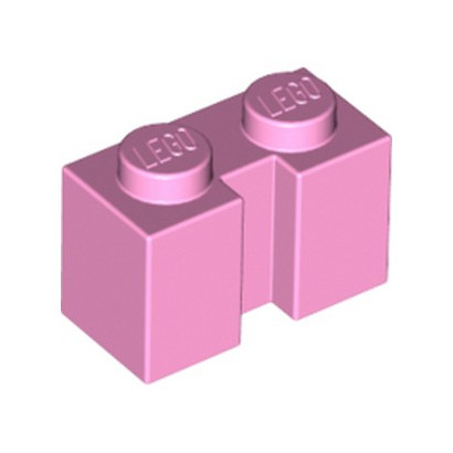 LEGO 6291009 BRIQUE 1X2 W - ROSE CLAIR