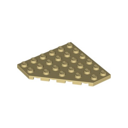 LEGO 610605  CORNER PLATE 6X6X45° - BEIGE