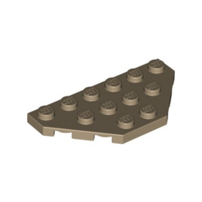 LEGO 6035326 ANGLE PLATE 3X6 - SAND YELLOW