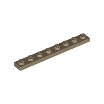 LEGO 6156492 PLATE 1X8 - SAND YELLOW