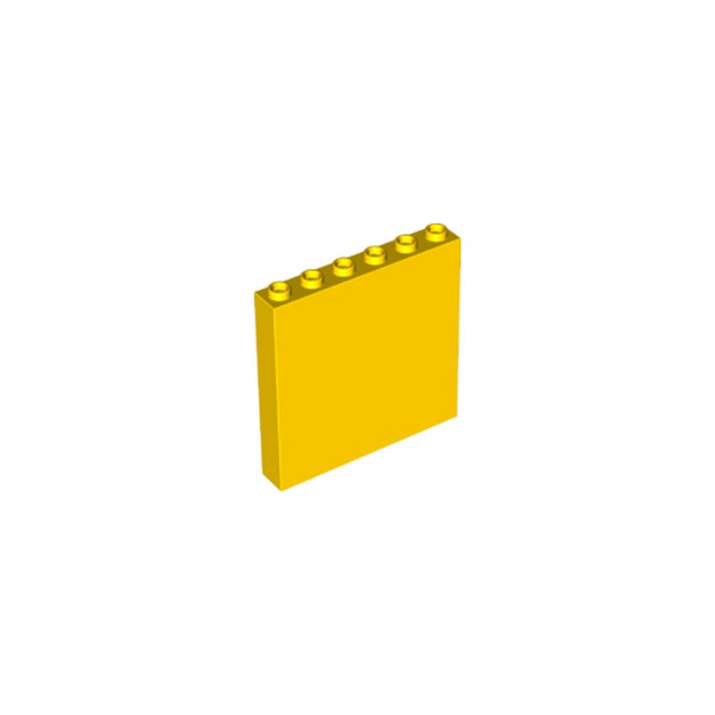 LEGO 6288414 WALL ELEMENT 1X6X5 - YELLOW