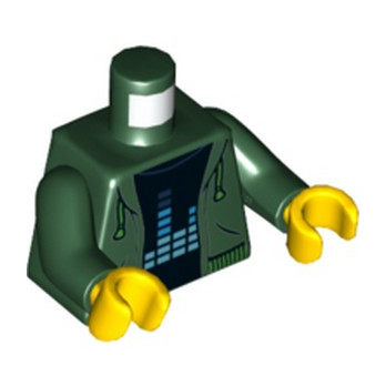LEGO 6294404 PRINTED TORSO - EARTH GREEN