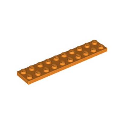 LEGO 6264183 PLATE 2X10 - ORANGE