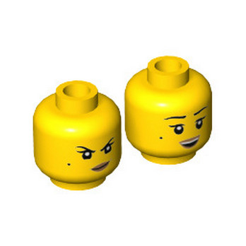 LEGO  6253840 TÊTE FEMME (2 FACES)