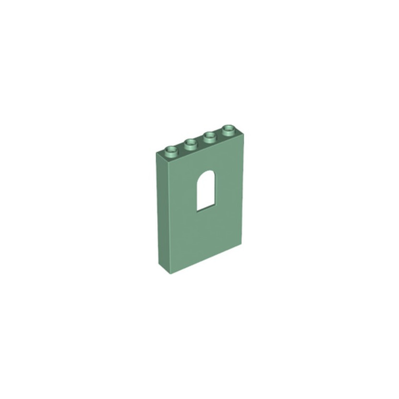 LEGO 6266736 MUR / CLOISON 1X4X5 - SAND GREEN