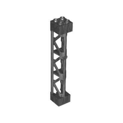 LEGO 6263553 LATTICE TOWER 2X2X10 W/CROSS  - TITANIUM METALIC