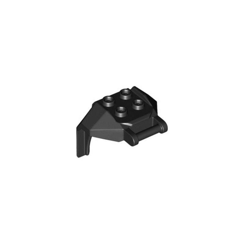 LEGO 6288460 DESIGN, BRICK 4X3X3, W/ 3.2 SHAFT - BLACK