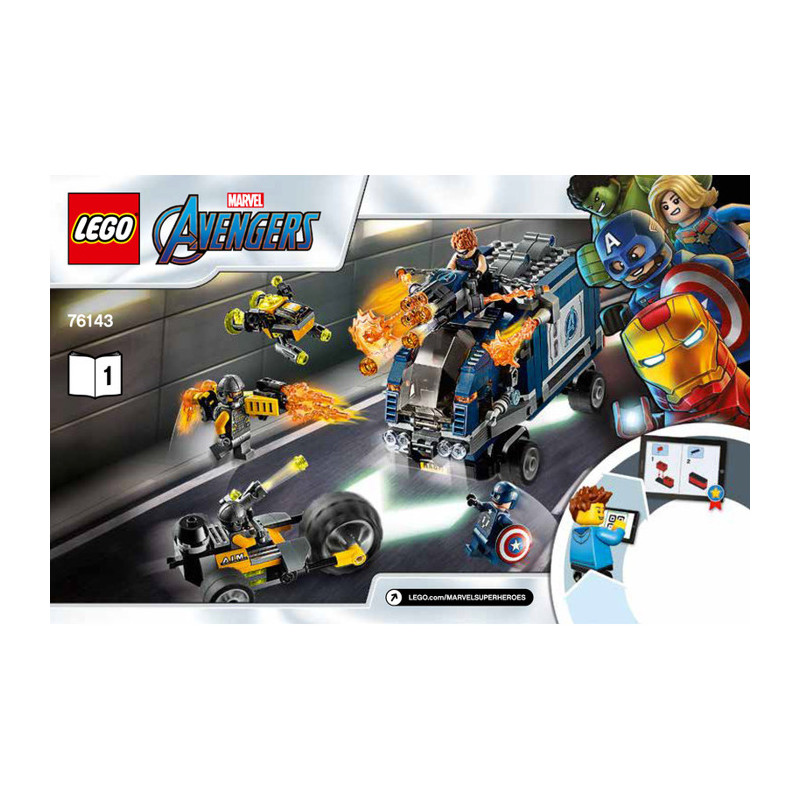 Instruction Lego Super Heroes 76143