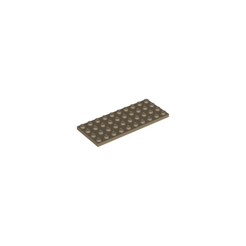 LEGO 6001001 PLATE 4X10 - SAND YELLOW