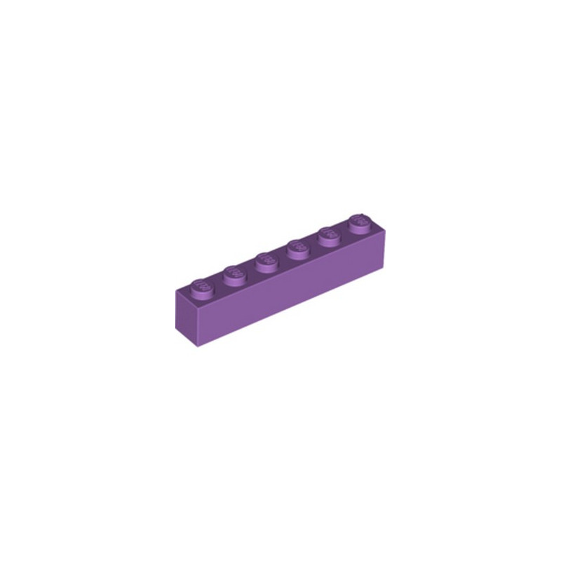 LEGO 6251908 BRIQUE 1X6 - MEDIUM LAVENDER