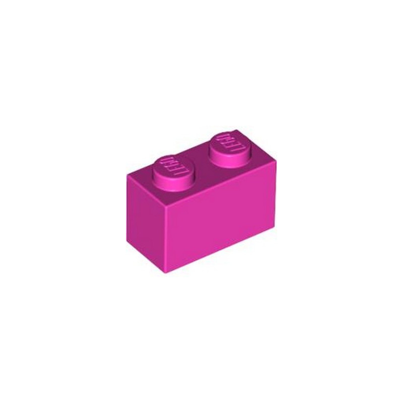 LEGO 4621545 BRIQUE 1X2 - ROSE
