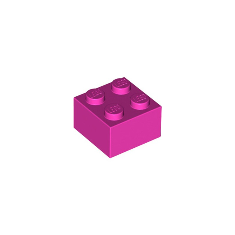 LEGO 4517992 BRIQUE 2X2 - ROSE