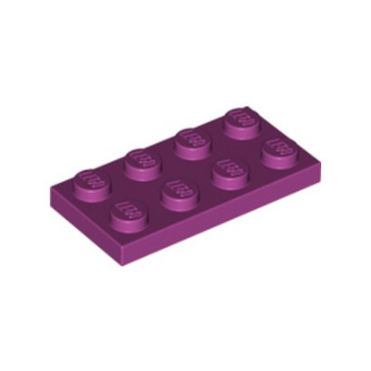 LEGO 6037658 PLATE 2X4 -  MAGENTA
