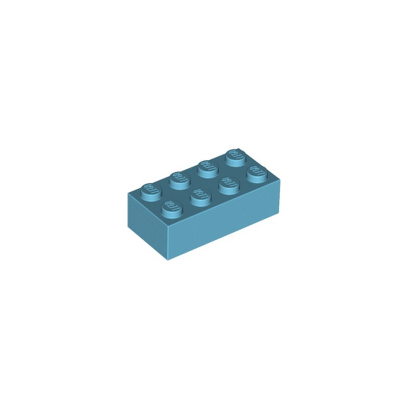 LEGO 4625629 BRICK 2X4 - MEDIUM AZUR