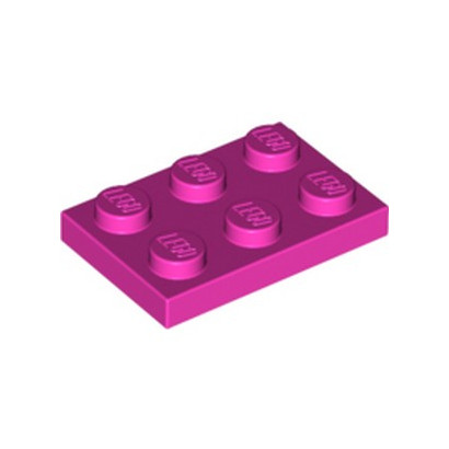 LEGO 6060801  PLATE 2X3 - ROSE