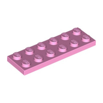 LEGO 4625633 PLATE 2X6 - ROSE CLAIR