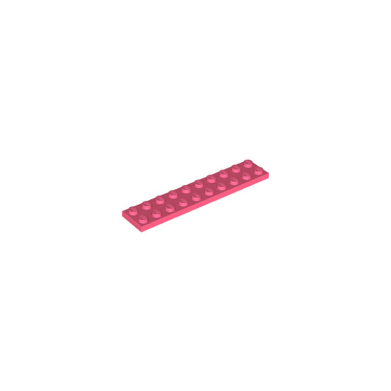 LEGO 6300590 PLATE 2X10 - CORAL