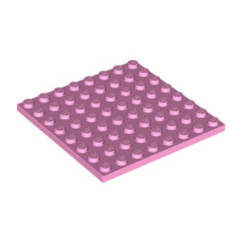 LEGO 6252554 PLATE 8X8 - ROSE CLAIR