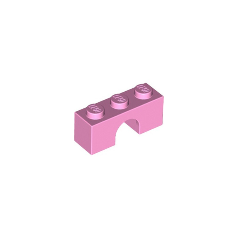 LEGO 6054930 BRIQUE ARCHE 1X3 - ROSE CLAIR