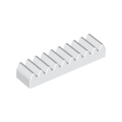 LEGO 4250465 TOOTHED BAR M1, Z10 - BLANC