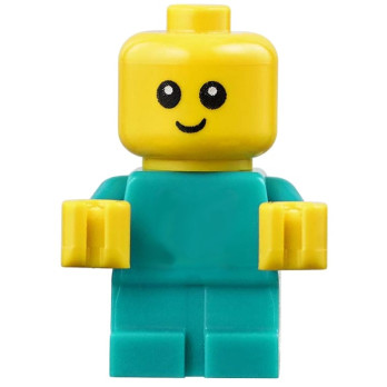 Figurine Lego® City - Baby - Bright Bluegreen