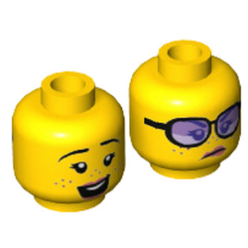 LEGO  6306824 TÊTE FEMME (2 FACES)