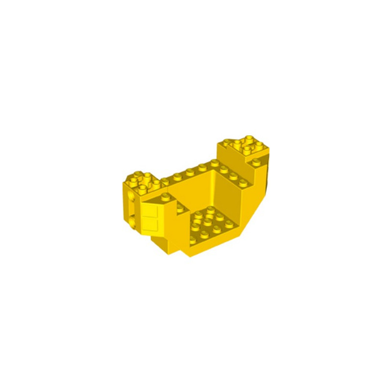LEGO 6299783 PLANE BOTTOM 4X12X4, W/ 4.85 HOLE  - JAUNE