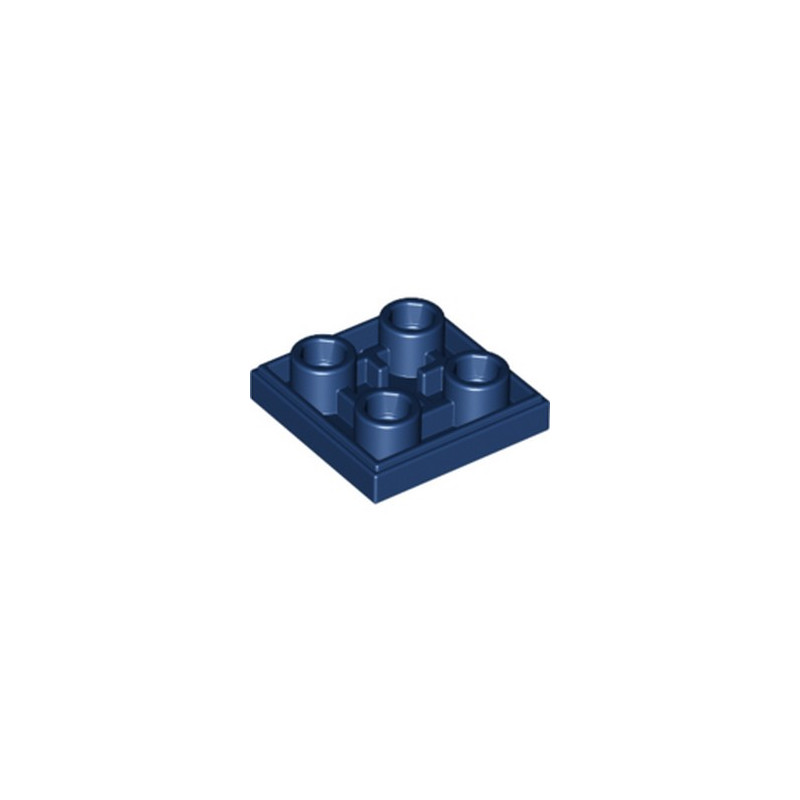 LEGO 6285466 PLATE LISSE 2x2 INVERSE - EARTH BLUE