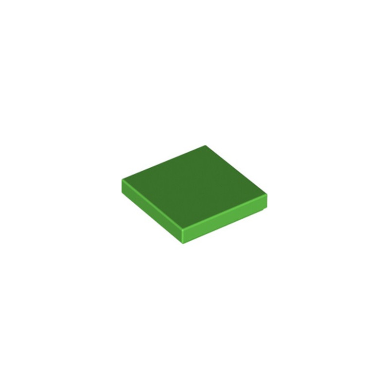 LEGO 6294513 PLATE LISSE 2X2 - BRIGHT GREEN