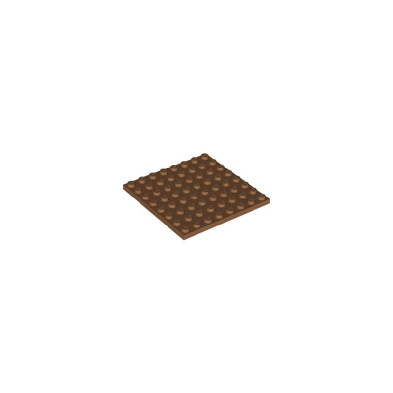 LEGO 6133486 PLATE 8X8 - MEDIUM NOUGAT