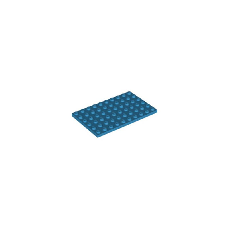 LEGO 6306038 PLATE 6X10 - DARK AZUR