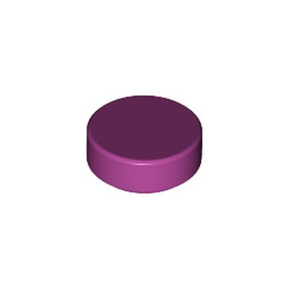 LEGO 6322816 PLATE LISSE ROND 1X1 - MAGENTA