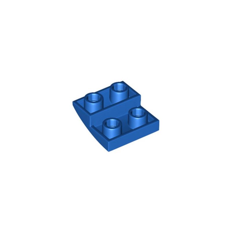 LEGO 6307924 BRICK 2X2X2/3, INVERTED BOW - BLUE