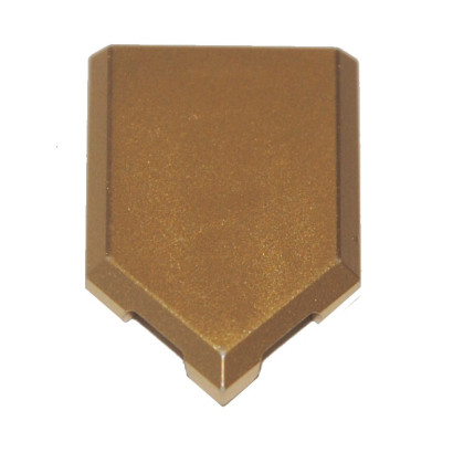 LEGO 6294551 FLAT TILE2X3 W/ANGLE  - GOLD INK