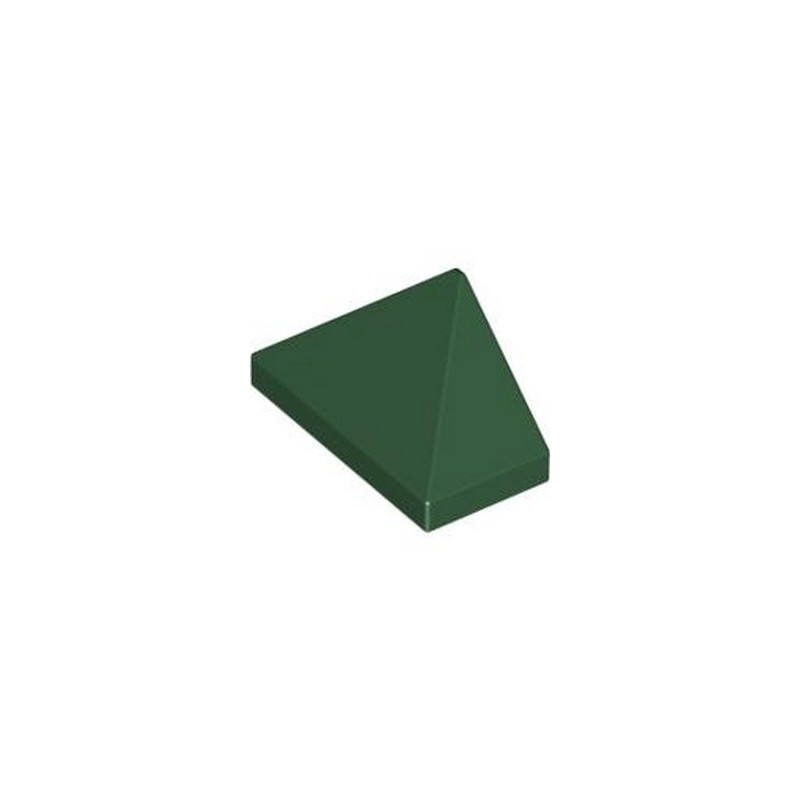 LEGO 4266666 TUILE 1X2/45° - EARTH GREEN