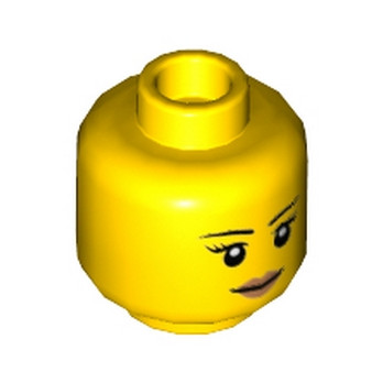 LEGO 6100203 WOMAN HEAD - YELLOW