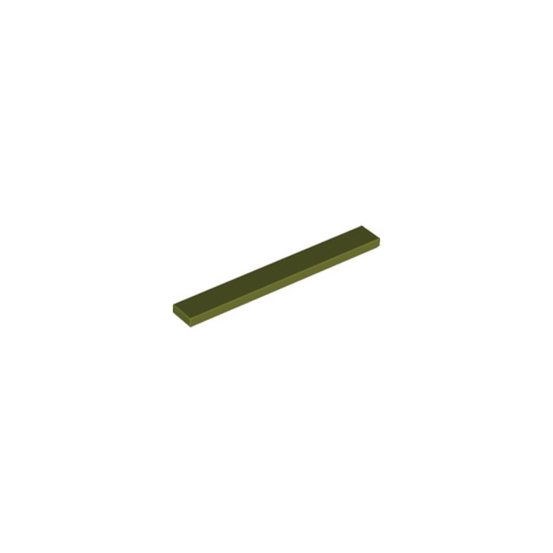 LEGO 6278091 PLATE LISSE 1X8 - OLIVE GREEN