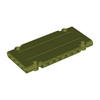LEGO 6278082 TECHNIC FLAT PANEL 5X11 - OLIVE GREEN