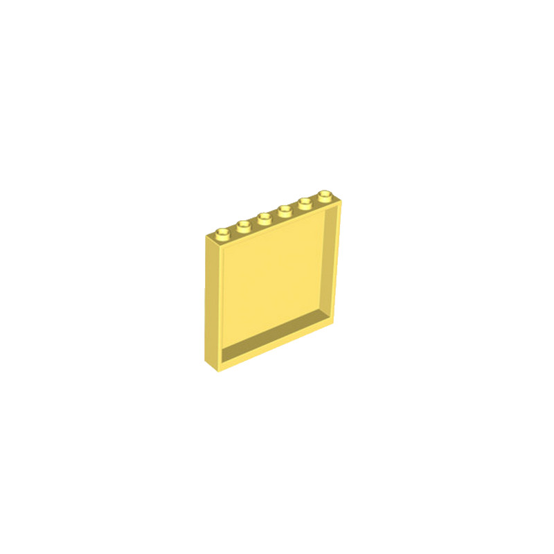 LEGO 6309939 WALL ELEMENT 1X6X5 - COOL YELLOW