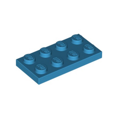 LEGO 6210675 PLATE 2X4 - DARK AZUR