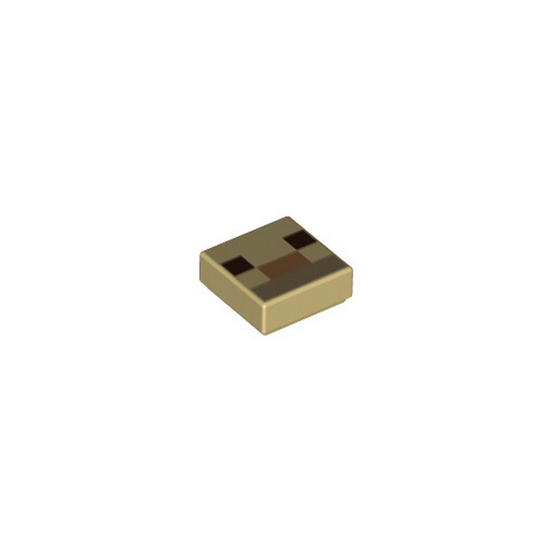 LEGO 6335376 IMPRIME MINECRAFT 1X1 - BEIGE