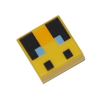 LEGO 6335369 FLAT TILE MINECRAFT 1X1 - YELLOW