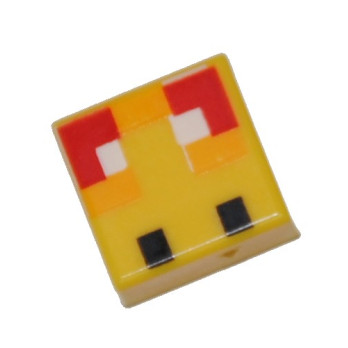 LEGO 6335368 IMPRIME MINECRAFT 1X1 - JAUNE