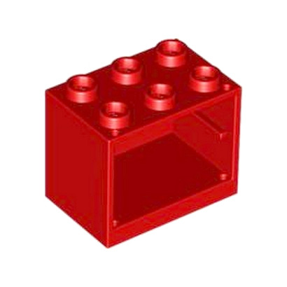 LEGO 4619543 CAISSON MEUBLE 2x3x2 - ROUGE
