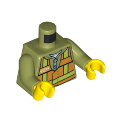 LEGO 6143839 TORSE CHANTIER TRAIN - OLIVE GREEN