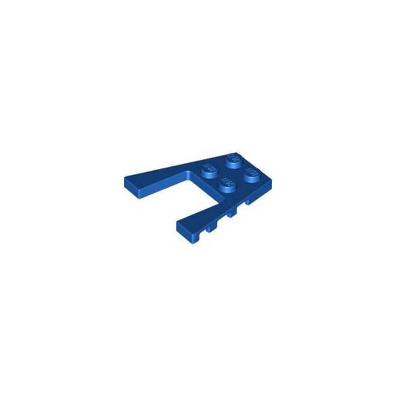 LEGO 6315291 PLATE 4X4 W/ANGLE - BLUE