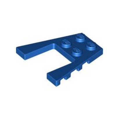 LEGO 6315291 PLATE 4X4 W/ANGLE - BLUE