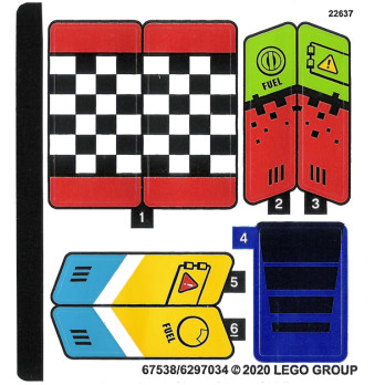 Stickers Lego CITY 60260