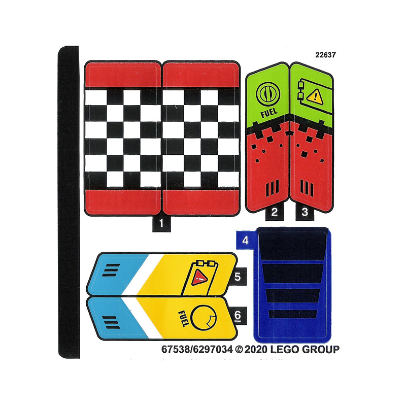 Stickers / Autocollant Lego CITY 60260
