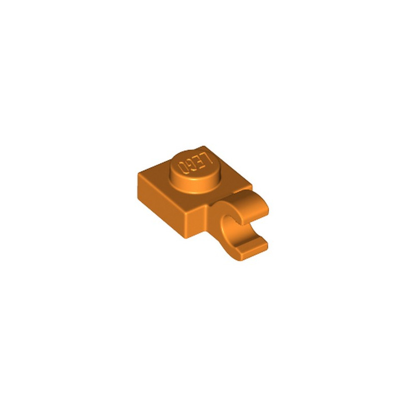 LEGO 6347295 PLATE 1X1 W/HOLDER VERTICAL - ORANGE